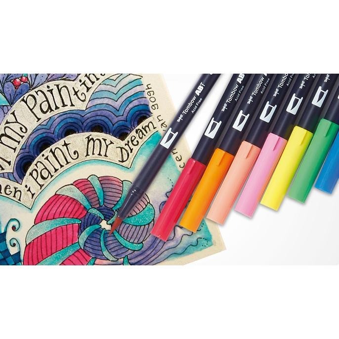 松林 日本TOMBOW蜻蜓牌  ABT DUAL BRUSH PENS 雙頭彩色毛筆 無毒無酸 單支賣場-細節圖6