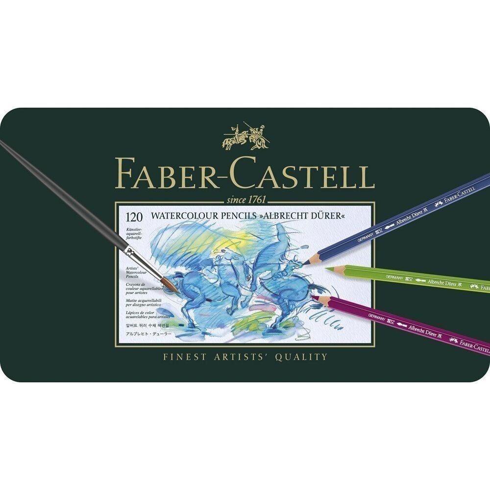 現貨/特價/  松林 輝柏 Faber Castell 專家級 綠盒 (藝術家級)水性色鉛筆/油性色鉛筆120色-細節圖3