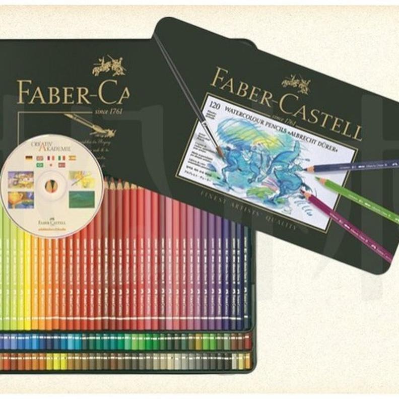 特價/現貨-輝柏 Faber Castell 專家級綠盒 (藝術家) 水/油性色鉛筆120色-手繪本祕密花園好幫手-細節圖2