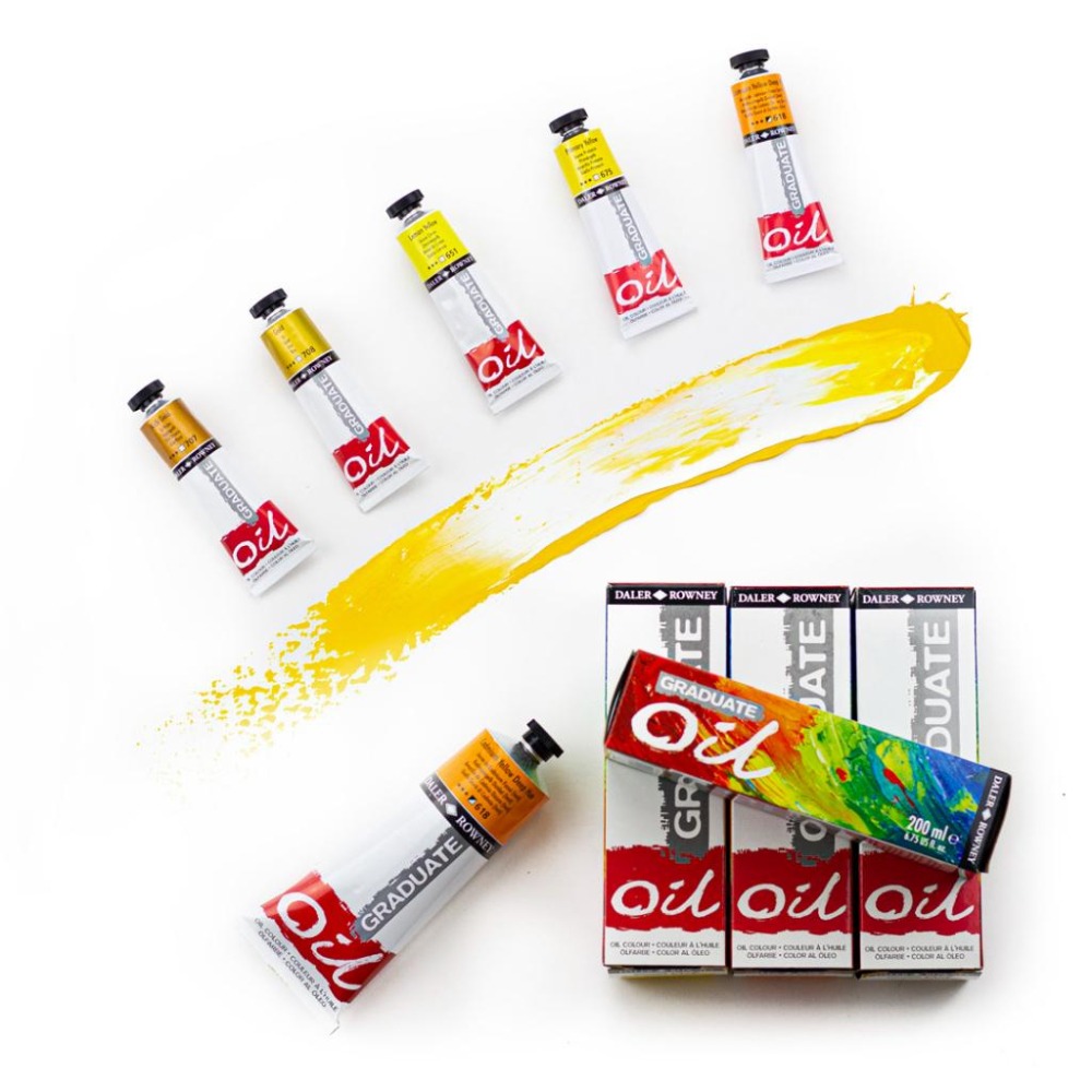 英國DALER ROWNEY Graduate 朗尼葛里級油畫顏料38ml-單色(全42色含金銀色)-細節圖3