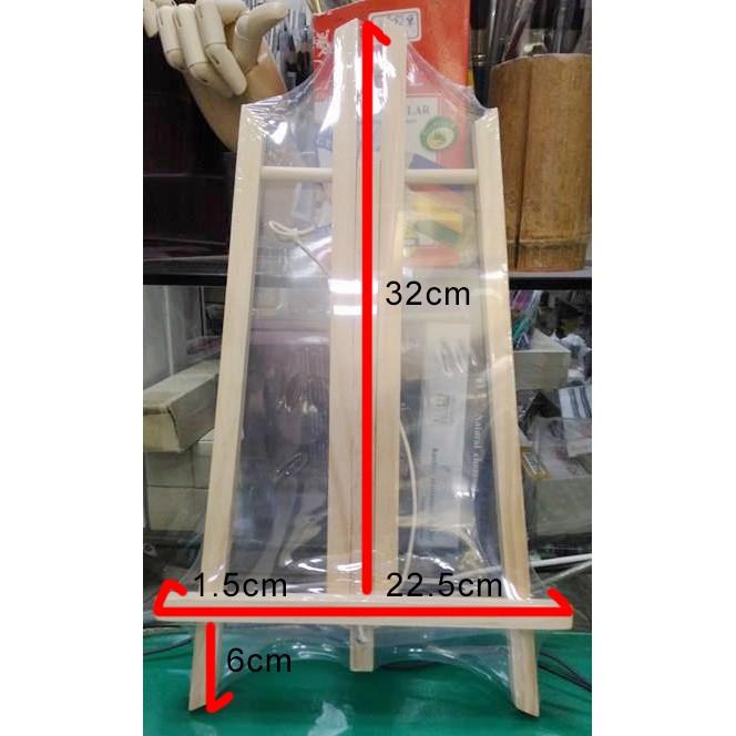 桌上型 小畫架 三腳型 (棉繩) 中尺寸 展示 擺攤-細節圖2