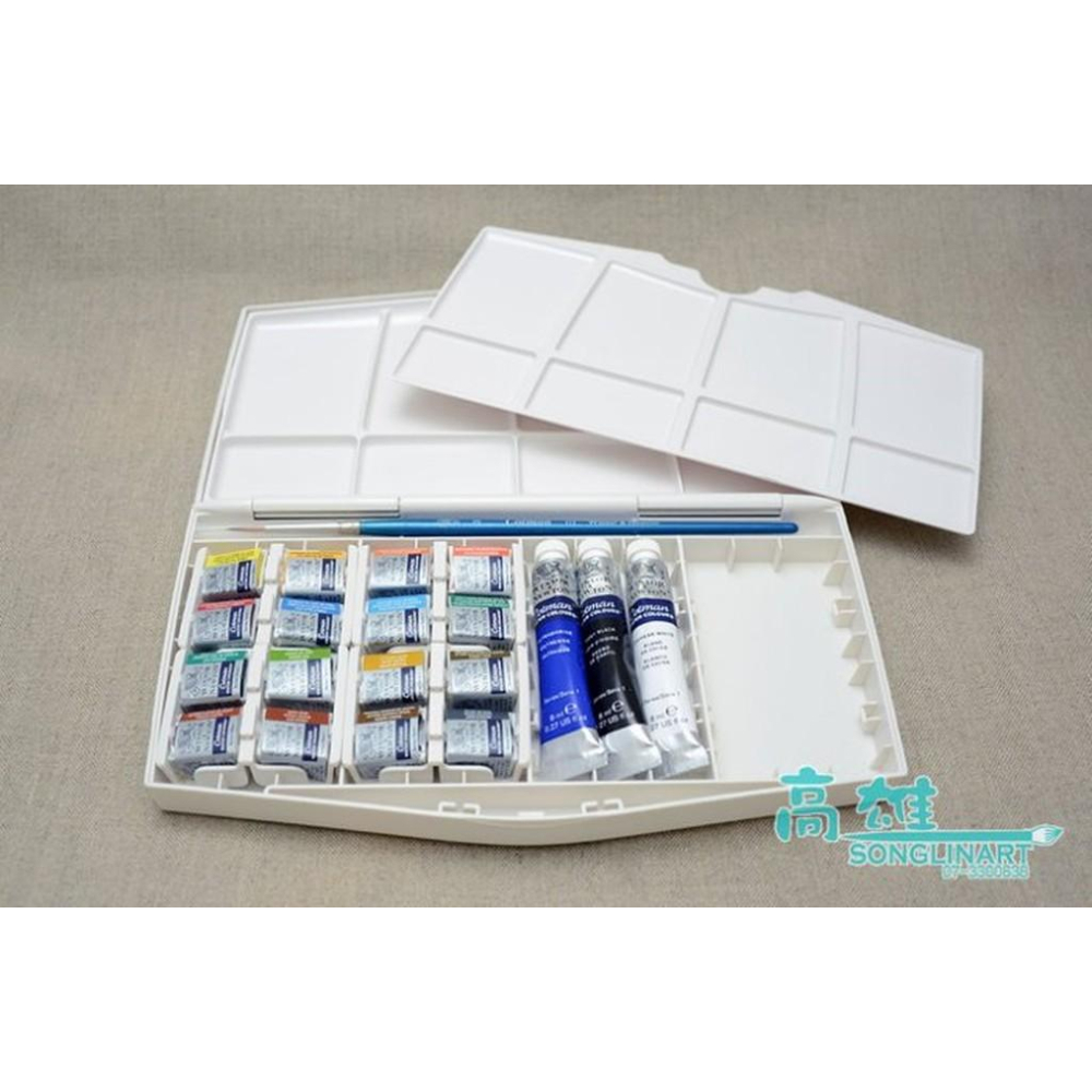 WINSOR&NEWTON; 溫莎牛頓 comtman 16H+3T色水彩 #0390375-細節圖2