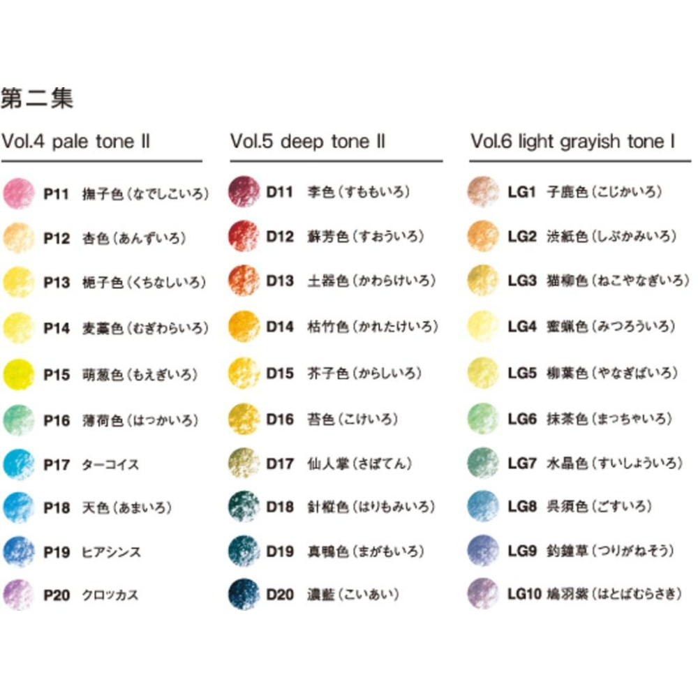 日本 TOMBOW IROJITEN 色辭典色鉛筆 第二集 每集30色  共三集共90色  單冊賣場-細節圖5