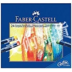 松林_輝柏油性粉彩條Faber-Castell 創意工坊(白盒/藍盒) 12/24/36色 Oil Pastel 油蠟筆