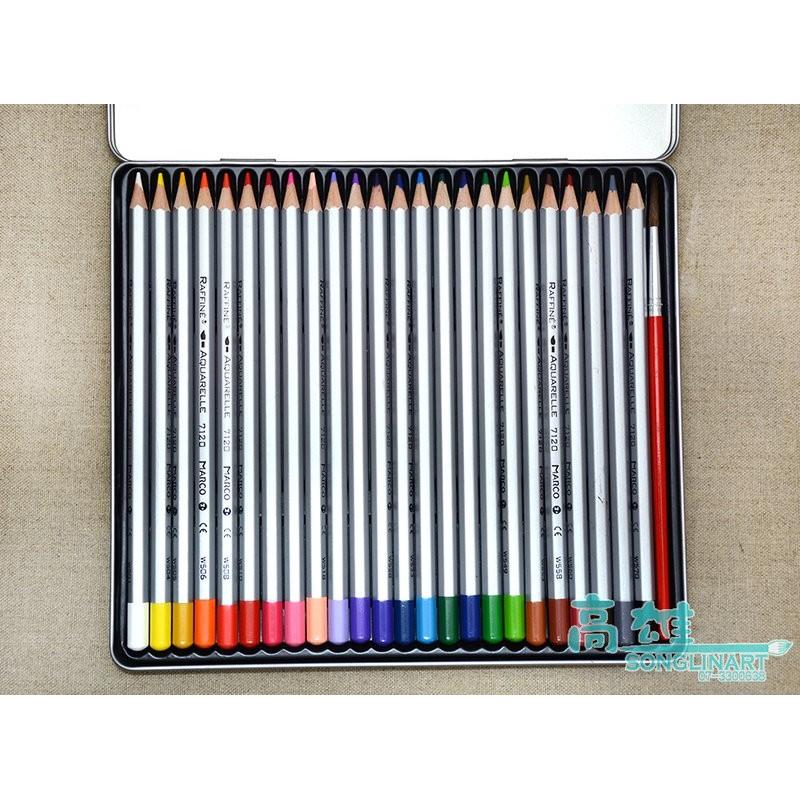 松林_馬可 Marco (鐵盒)水性色鉛筆 36色 另有24色-細節圖3