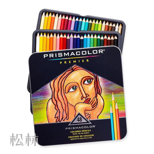 松林＿美國PRISMACOLOR Premier 頂級油性色鉛筆 48色