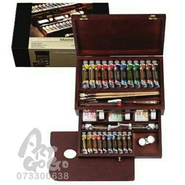 缺貨松林_林布蘭特油畫藝術家原裝木盒組 1840002-細節圖2