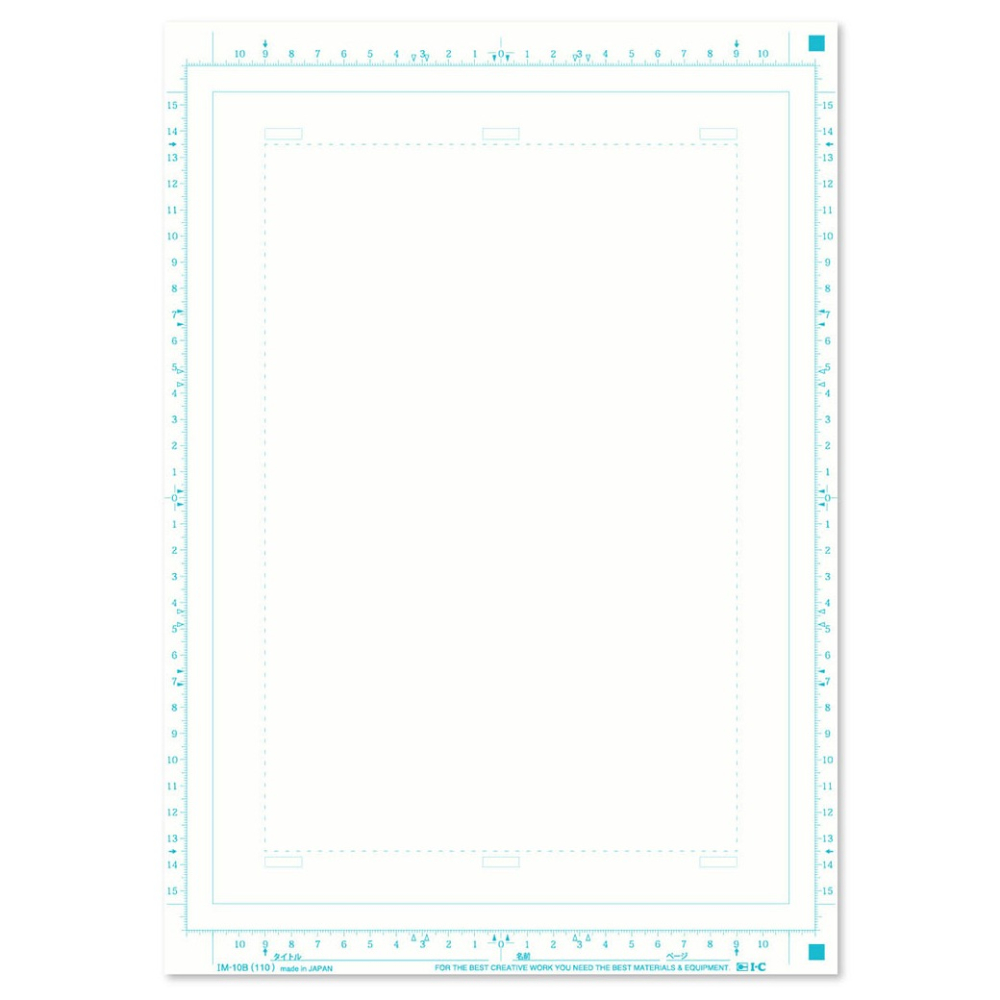 日本IC 漫畫原稿用紙 B4/A4 110kg 漫畫稿紙 高級原稿用紙 同人誌 投稿用 適用針筆,代針筆,麥克筆-細節圖2