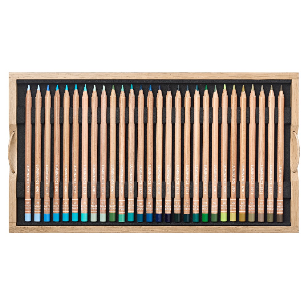 松林 瑞士CARAN D＇ACHE卡達Luminance 6901 極致專家級油性色鉛筆 100色木盒-細節圖3