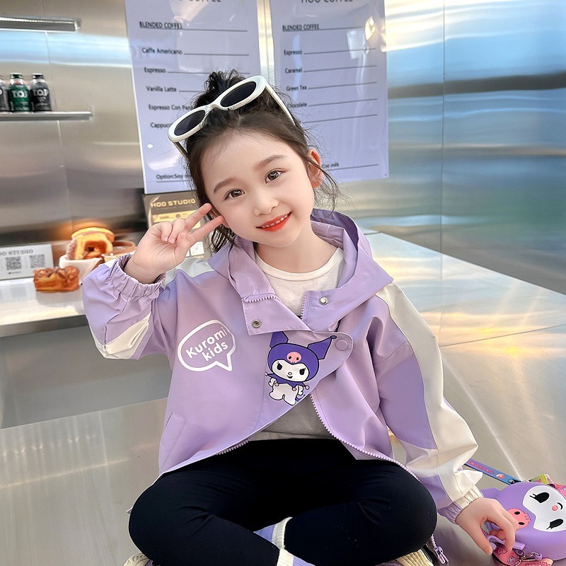 女童卡通外套2023年秋季新款韓國洋氣外套童裝J23926-4-細節圖4