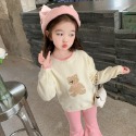 女童小熊毛衣打底衫春秋2023新寶寶韓版洋氣針織衫童裝J23926-27-規格圖10