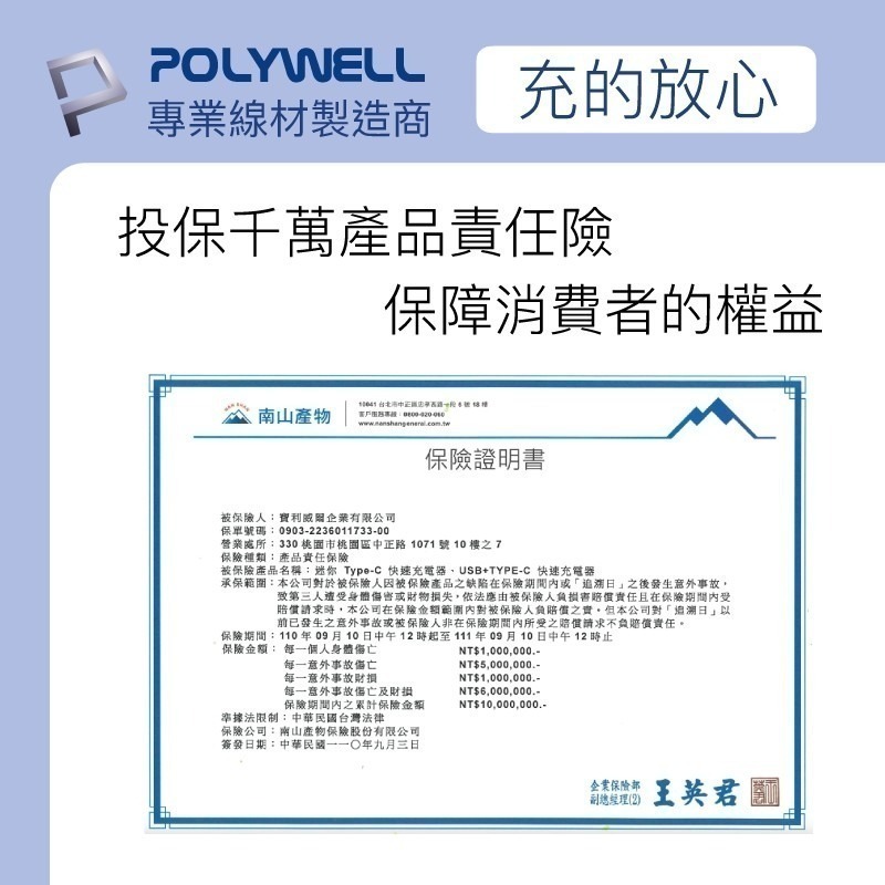 PD迷你快充頭20W【POLYWELL】Type-C充電頭 豆腐頭 適用蘋果iPhone安卓 【C1-00396】-細節圖9