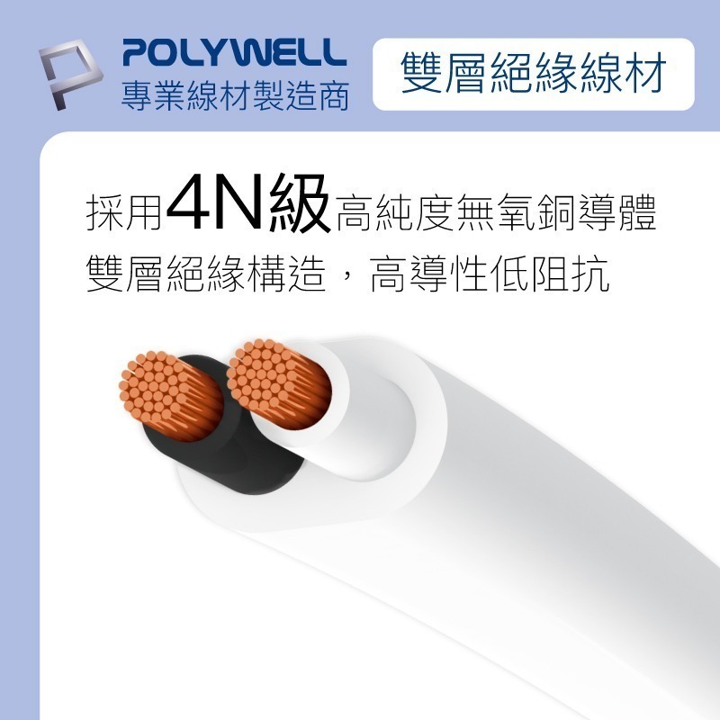 2P一切2座電源延長線【POLYWELL】帶開關2插座 台灣製造MIT 過載保護 防火材質【C1-00437】-細節圖9