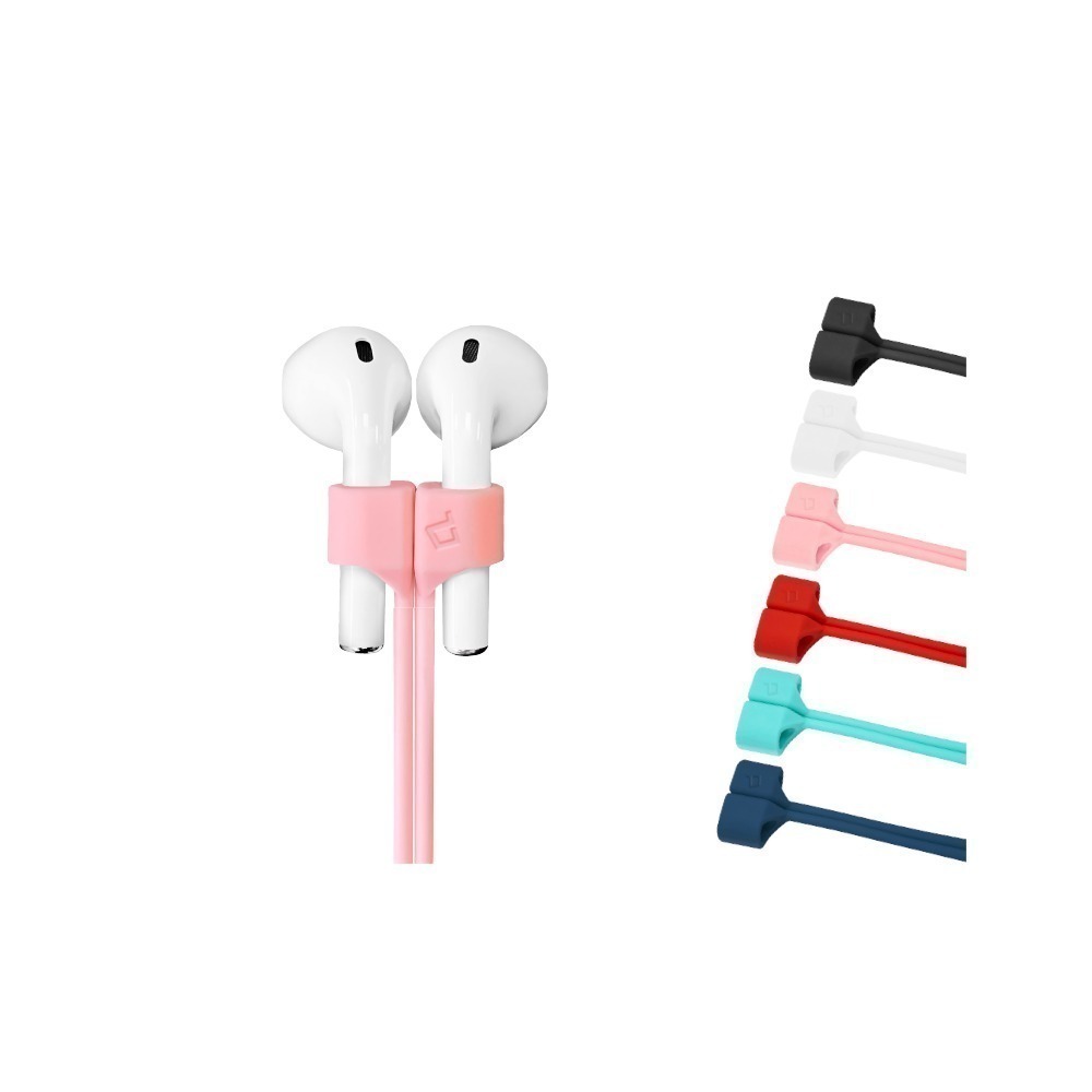 【POLYWELL】磁吸式防丟繩Airpods/Pro 磁吸開合 親膚矽膠 多種顏色【D1-01448】-細節圖2