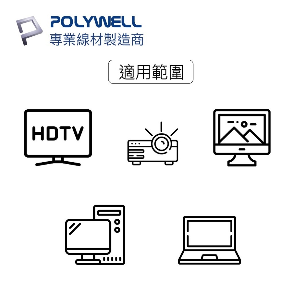 【POLYWELL】HDMI轉接線 DVI轉HDMI  DVI  可互轉 1080P 螢幕線【C1-00471】-細節圖6