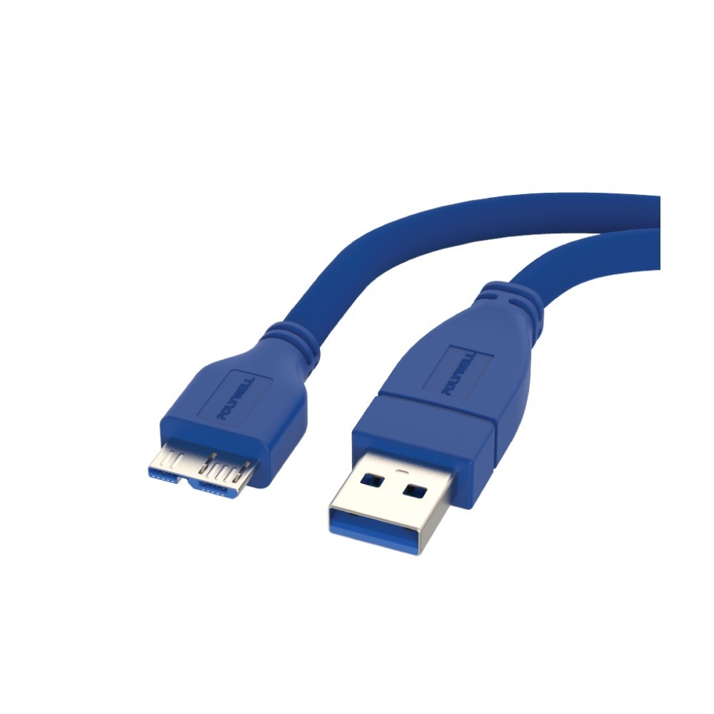 【POLYWELL】USB3.0 Type-A公對Micro-B公 25公分~2米 傳輸線 【C1-00478】-細節圖2