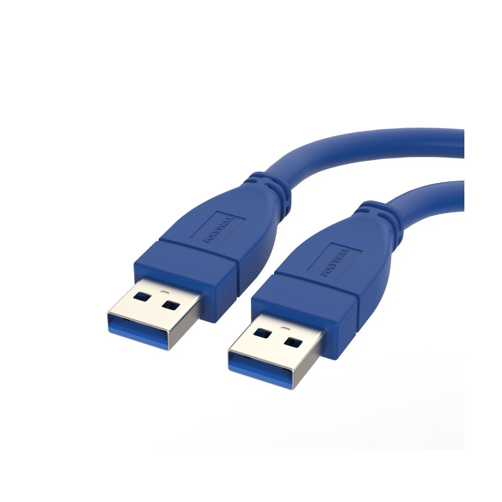 【POLYWELL】 Type-A 公對公USB3.0 25公分~2米 高速傳輸線 3A 5Gbps【C1-00482】-細節圖2