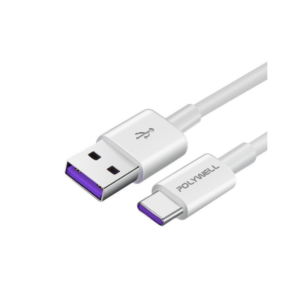 【POLYWELL】快充線 數據線  USB-A To USB-C5A 傳輸線 適用安卓手機 平板【C1-00495】-細節圖2