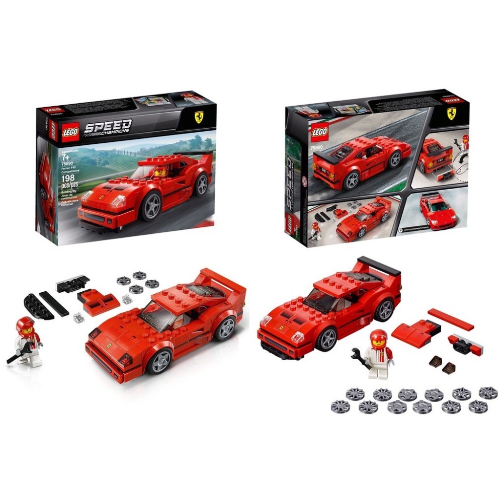 [一起樂]LEGO 75890Ferrari F40 法拉利(speed系列)-細節圖3