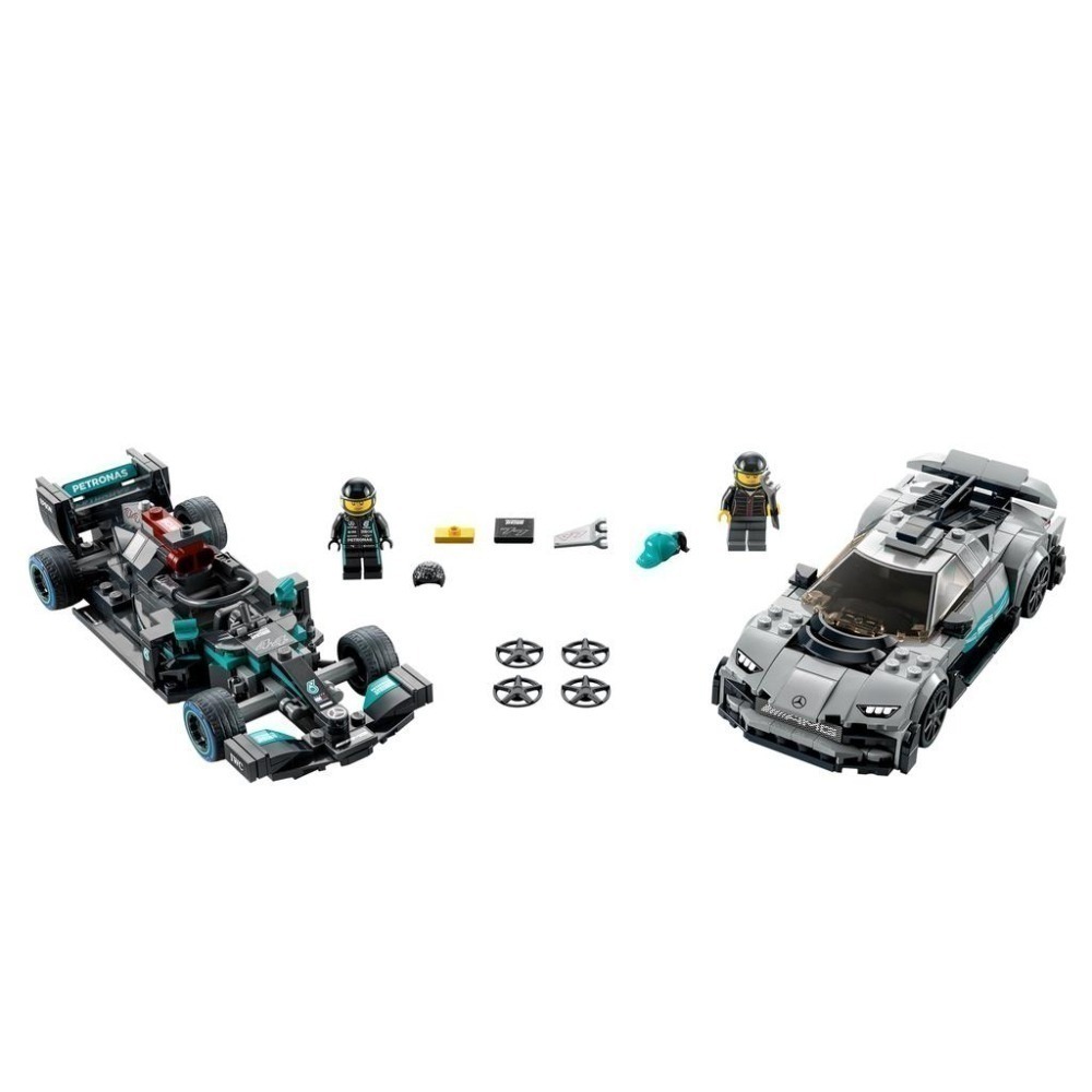 [一起樂]LEGO 76909Mercedes-AMG F1 W12 E Performance & Merced-細節圖3
