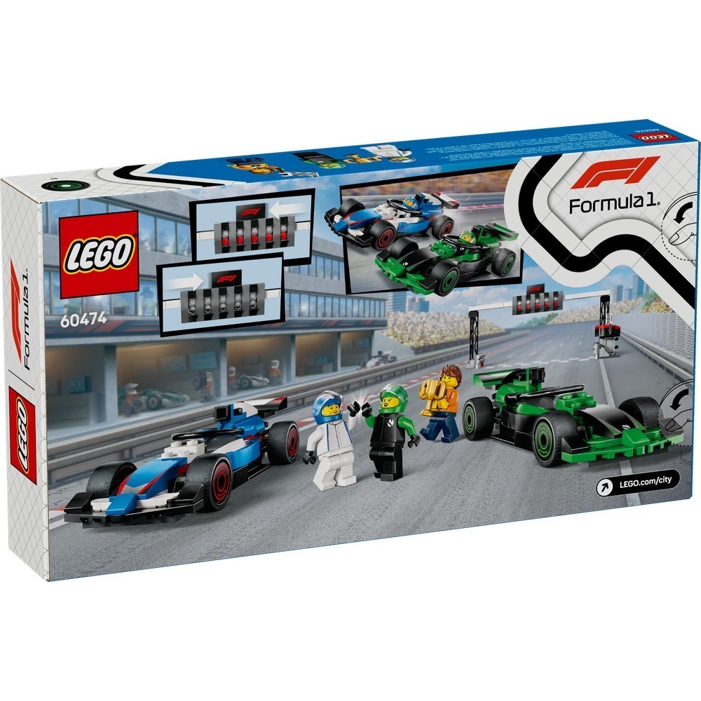 [一起樂]LEGO 60474F1 Grid with VCARB & Sauber Race Cars-細節圖2