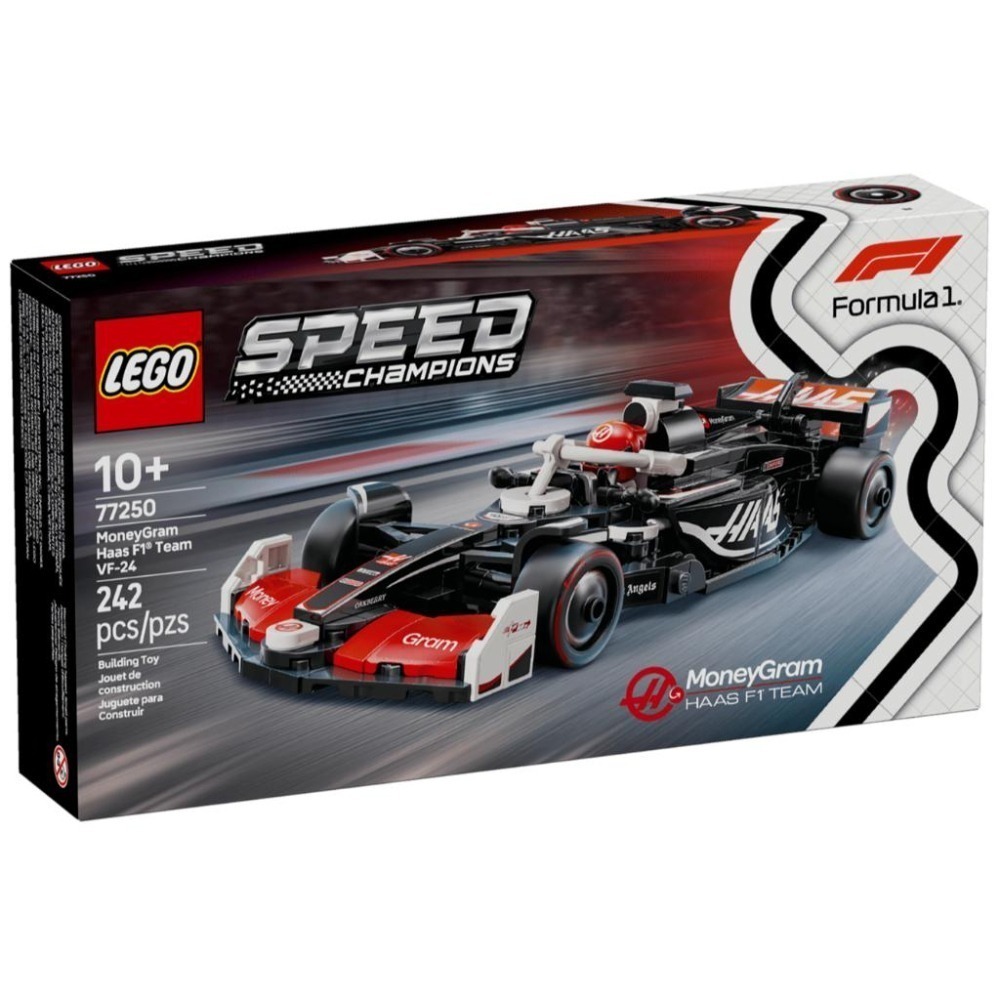 [一起樂]LEGO 77250MoneyGram Haas F1® Team VF-24 Race Car-細節圖2