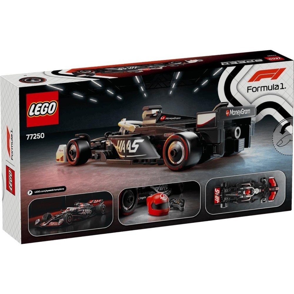 [一起樂]LEGO 77250MoneyGram Haas F1® Team VF-24 Race Car-細節圖3