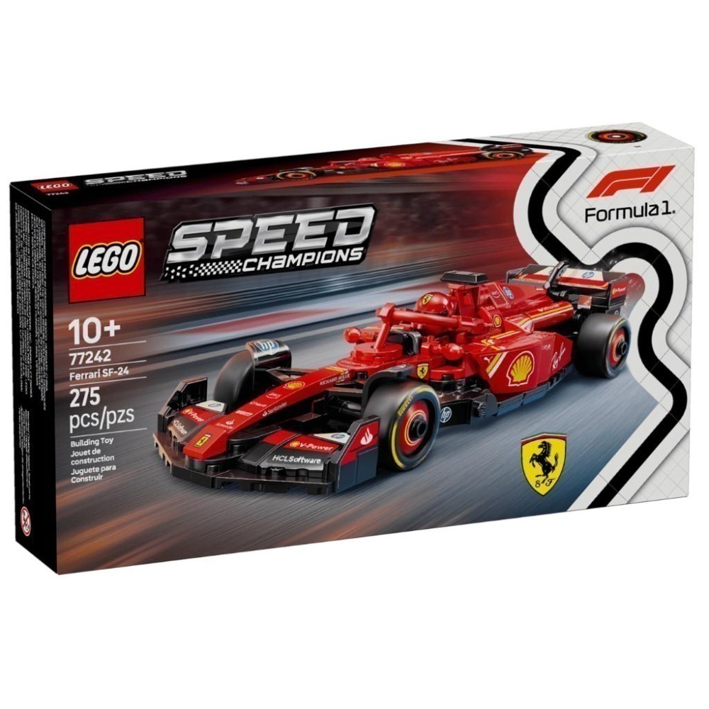 [一起樂]LEGO 77242 Ferrari SF-24 F1® Race Car-細節圖2