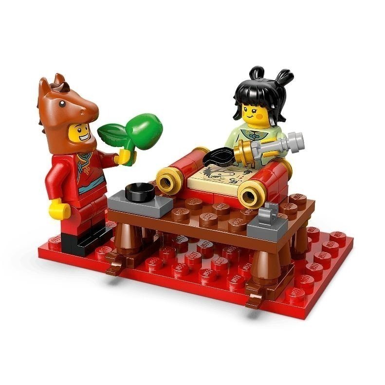 [一起樂] LEGO 80119駿馬奔騰圖-細節圖4