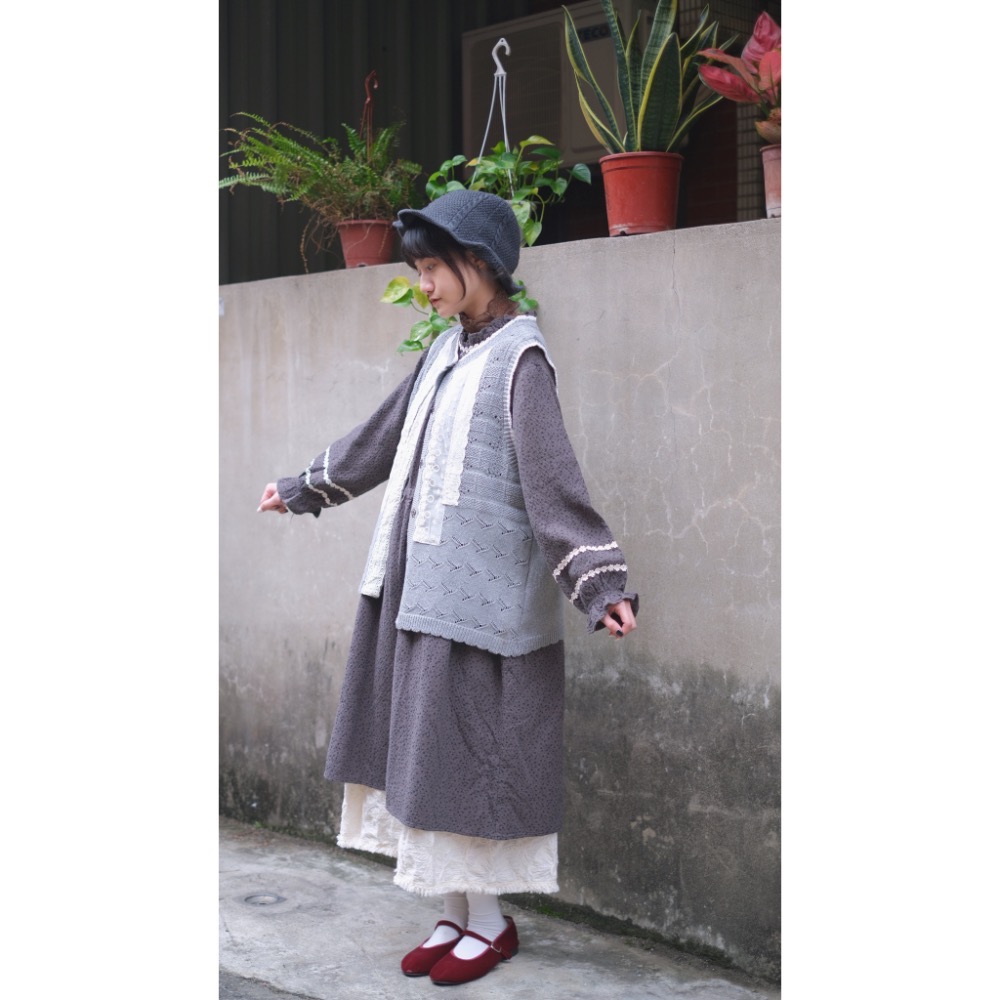 兩色✨碎花提花洋裝✨-細節圖4