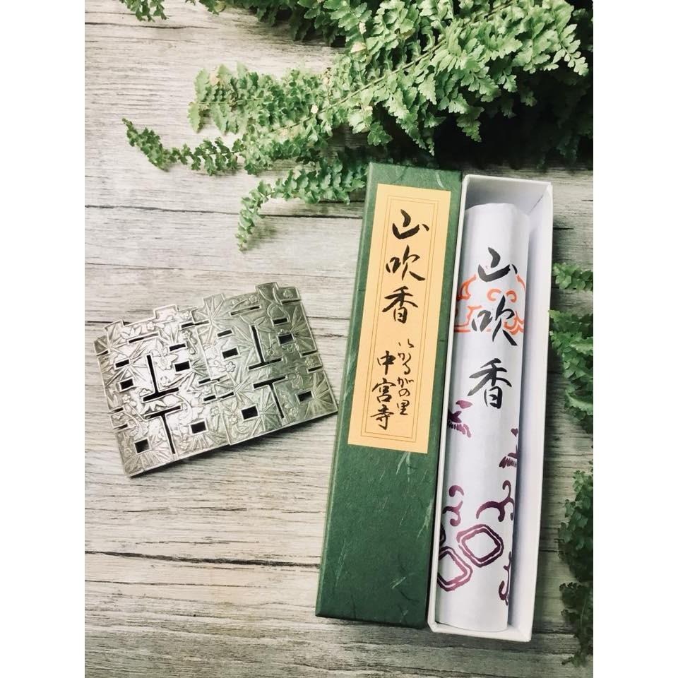 [宅米的窩]日本奈良不退轉法輪寺 不退寺香/十輪院 沈香/元興寺 佛足香 /中宮寺 山吹香 日本線香千年古剎限定香整盒組-細節圖6
