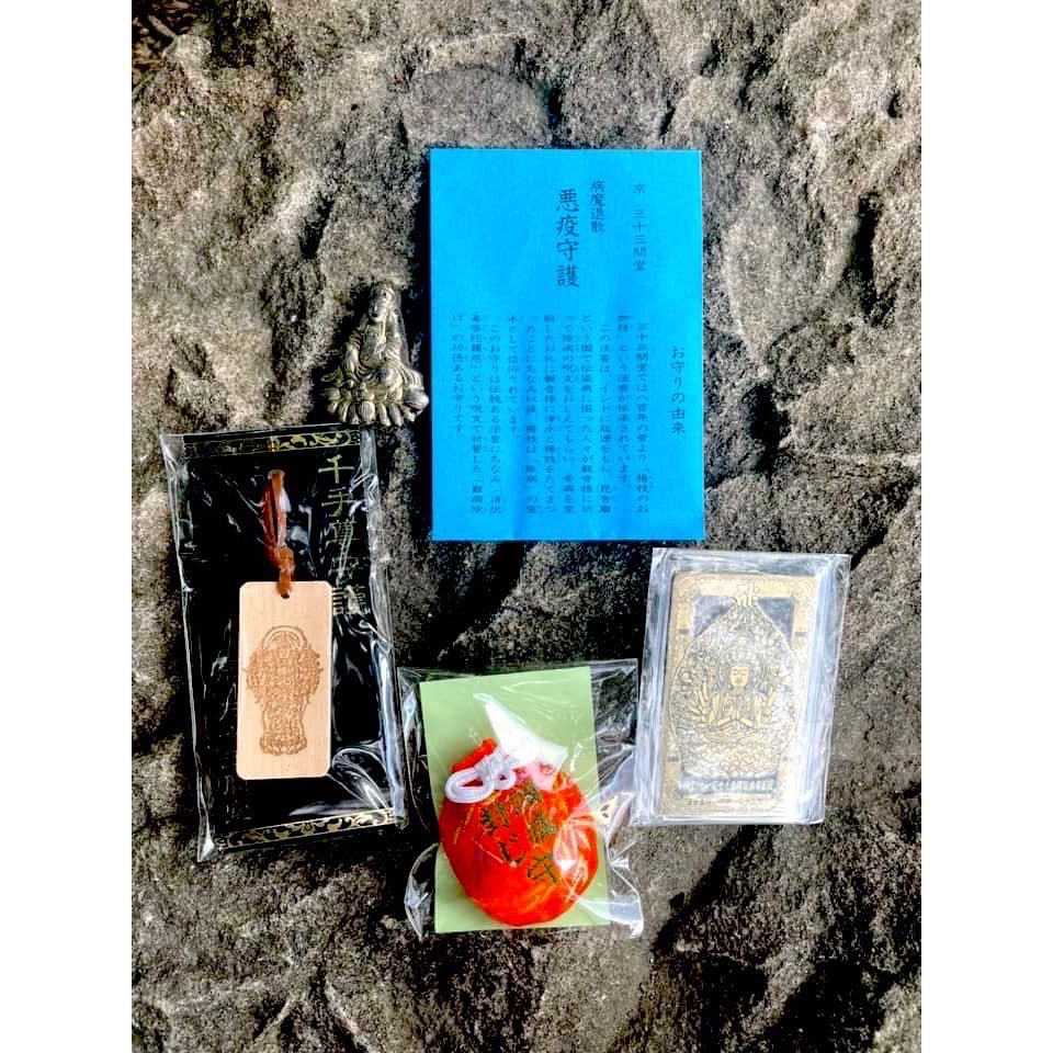 宅米的窩]  京都 三十三間堂 頭痛封守  惡疫退散守 招福開運守 元氣守 招福開運守 千佛環繞千年古寺的守護-細節圖6