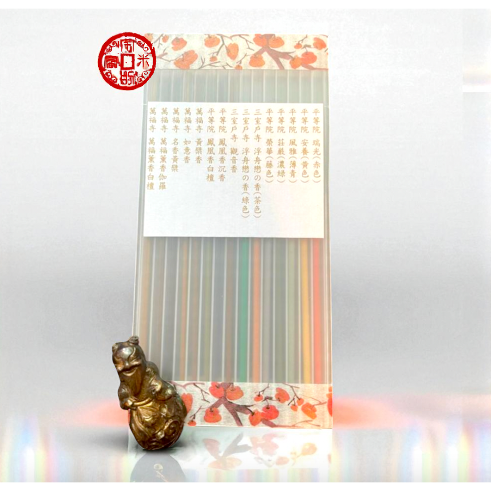 [宅米的窩]點好香 來好年 日本宇治平等院/萬福寺/三室戶寺限定 宇治古寺品味試聞香組 日本限定寺院線香-細節圖8
