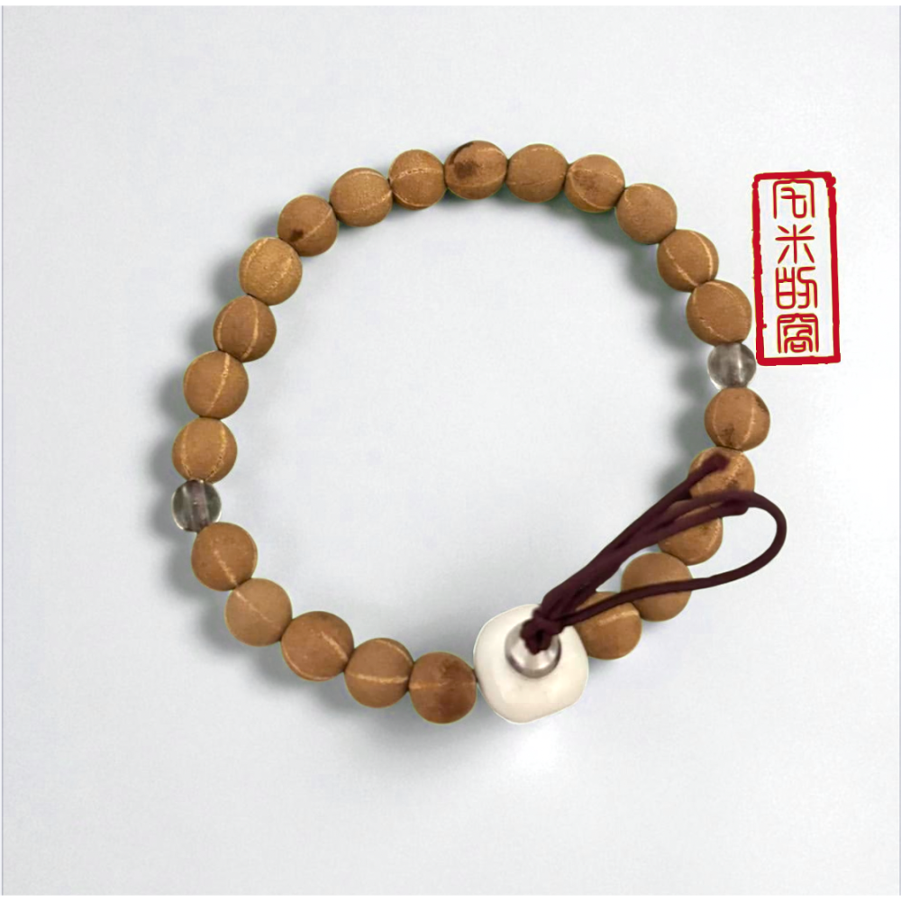 [宅米的窩] 一 物一圖  奈良 東大寺 大佛殿前 八百年菩提樹製 的佛珠  大佛菩提樹 手串 念珠 東大寺限定-細節圖6