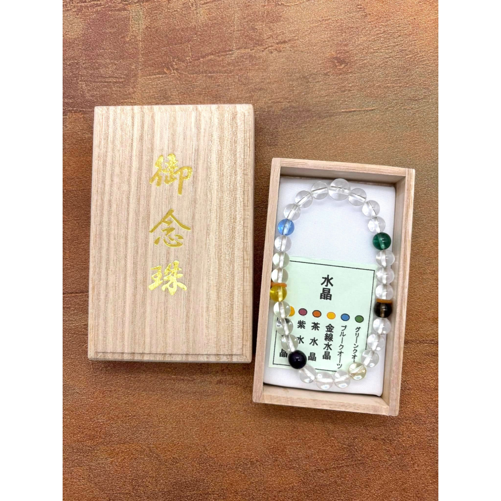 [宅米的窩] 一物一圖 三千院 七藥師 藥師如來 藥師佛前特別加持 藥師琉璃 水晶念珠 手串 限定念珠-細節圖2