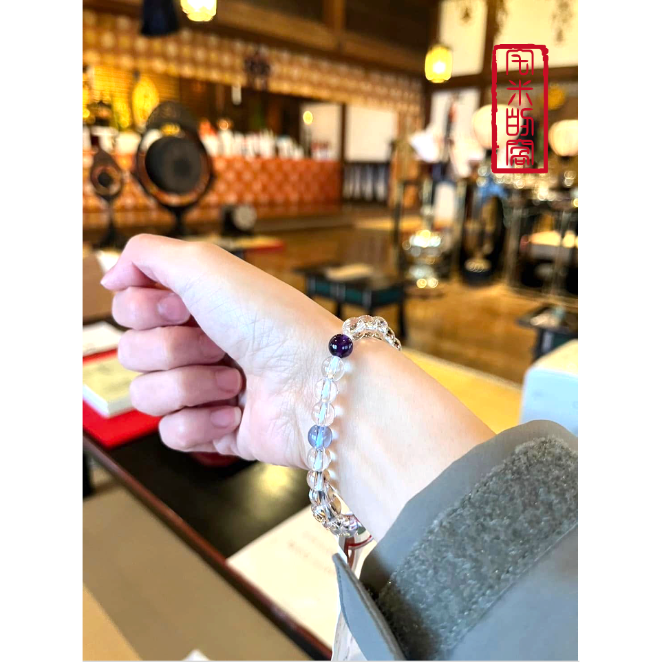 [宅米的窩] 一物一圖 三千院 七藥師 藥師如來 藥師佛前特別加持 藥師琉璃 水晶念珠 手串 限定念珠-細節圖4