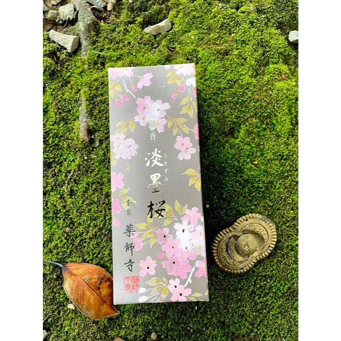[宅米的窩] 日本線香 古剎名香 奈良藥師寺限定 琉璃光/淡墨之櫻/寶相華 整盒組 在香氣中放鬆療癒-細節圖2