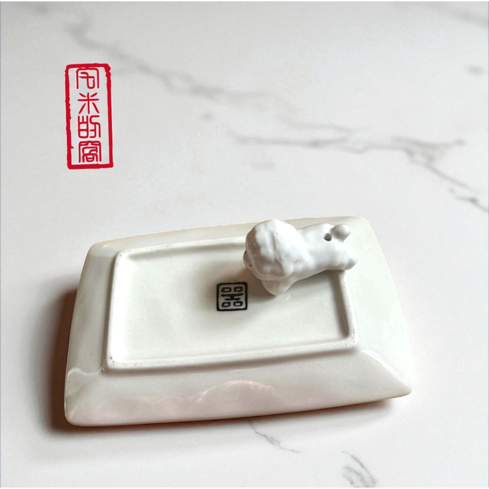 [宅米的窩] 日本帶回 飯團自由比熊 日本香立 香皿 香插組 香座 一秒改變空間氛圍  冥想 靜坐 點好香 好磁場-細節圖2