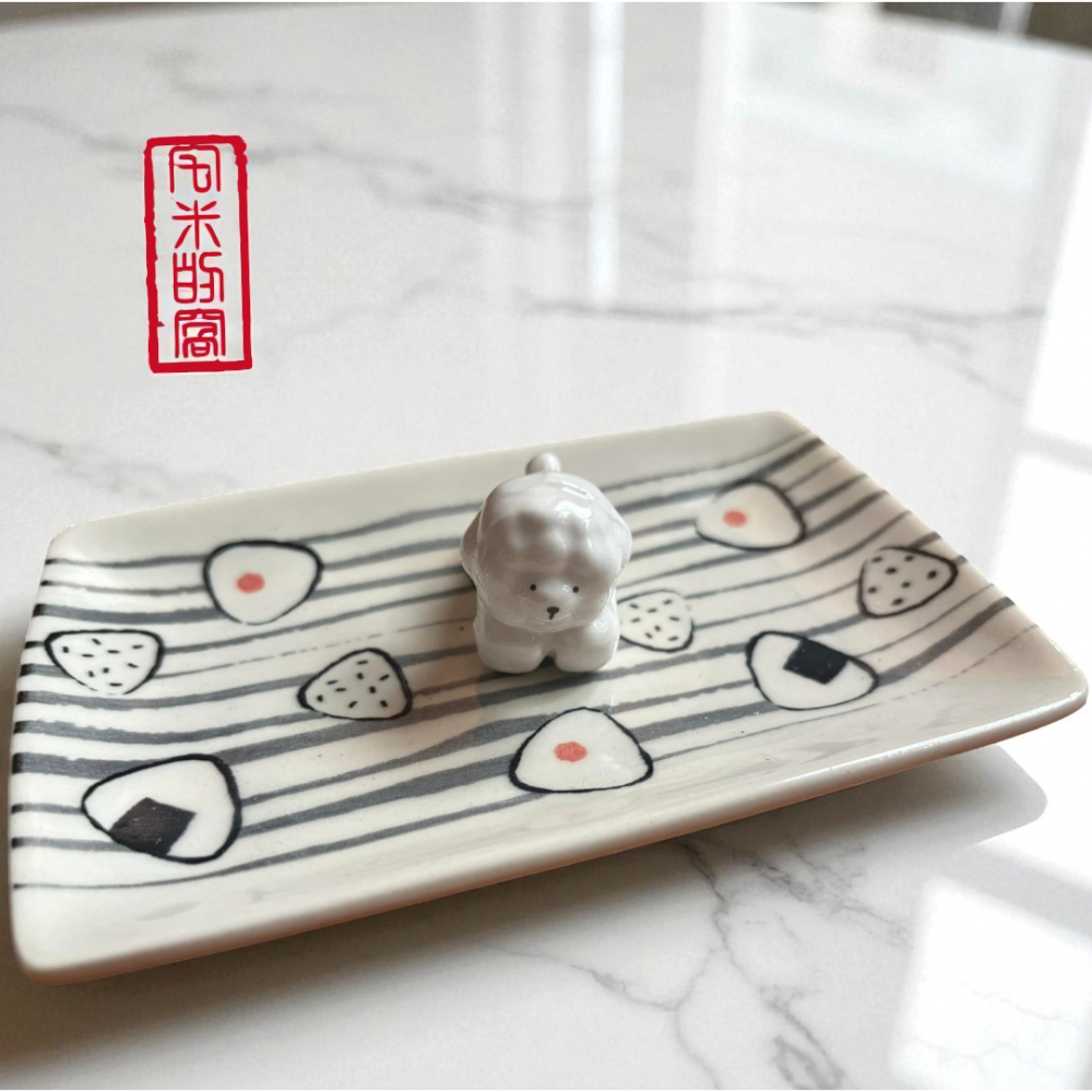 [宅米的窩] 日本帶回 飯團自由比熊 日本香立 香皿 香插組 香座 一秒改變空間氛圍  冥想 靜坐 點好香 好磁場-細節圖6