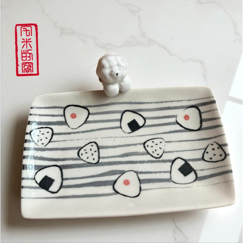 [宅米的窩] 日本帶回 飯團自由比熊 日本香立 香皿 香插組 香座 一秒改變空間氛圍  冥想 靜坐 點好香 好磁場-細節圖8