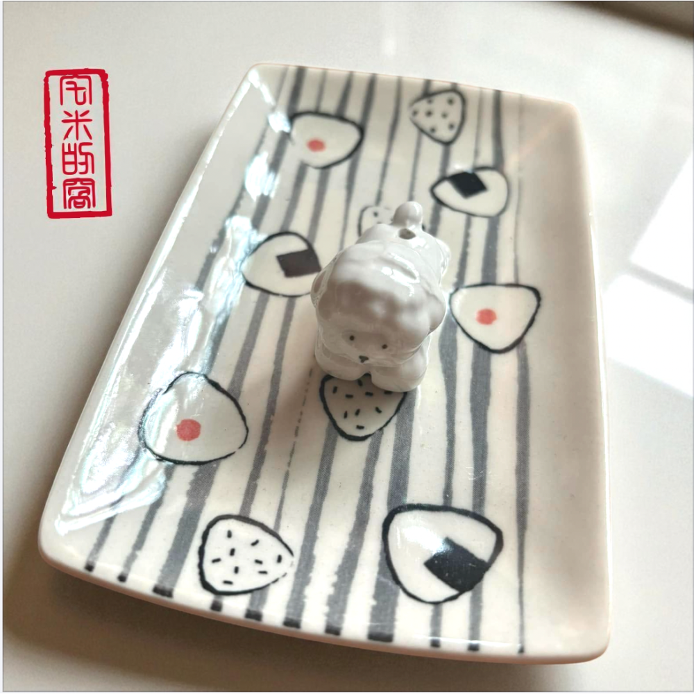 [宅米的窩] 日本帶回 飯團自由比熊 日本香立 香皿 香插組 香座 一秒改變空間氛圍  冥想 靜坐 點好香 好磁場-細節圖9