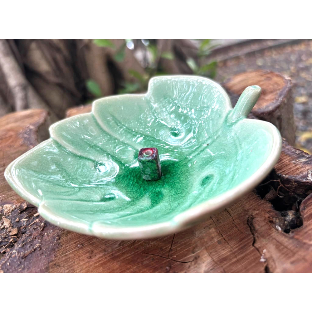 [宅米的窩] 一葉一菩提 日式 禪意 香立 香皿 香插 點好香 好磁場 好心境 一秒創造日式清淨磁場-細節圖3