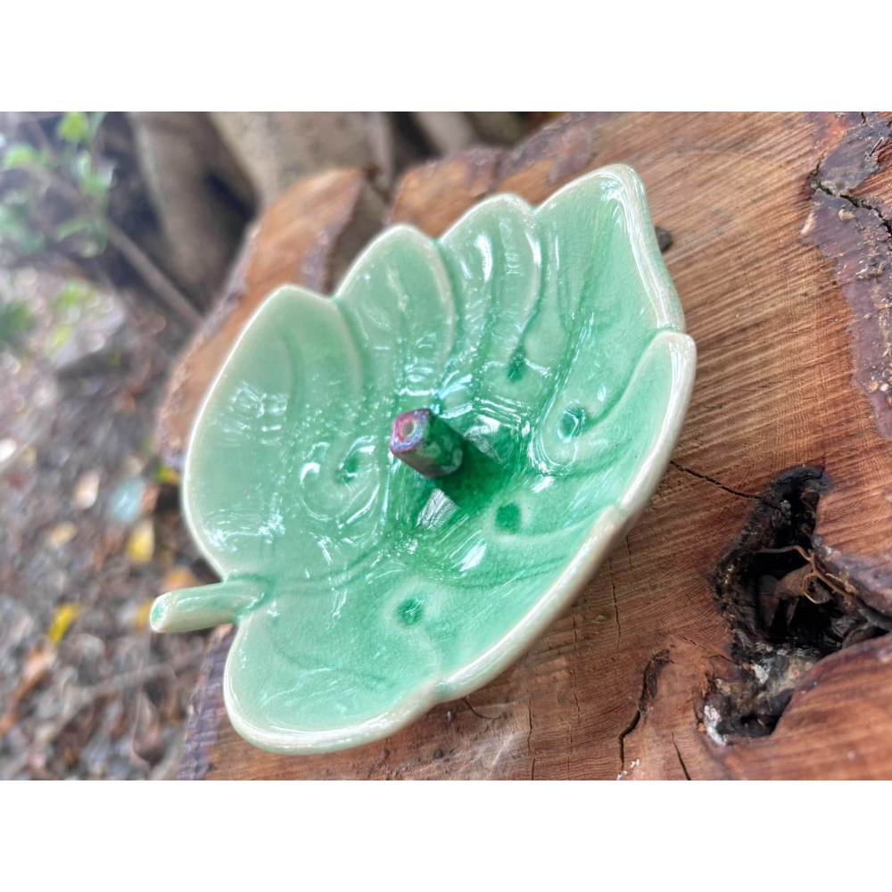 [宅米的窩] 一葉一菩提 日式 禪意 香立 香皿 香插 點好香 好磁場 好心境 一秒創造日式清淨磁場-細節圖5