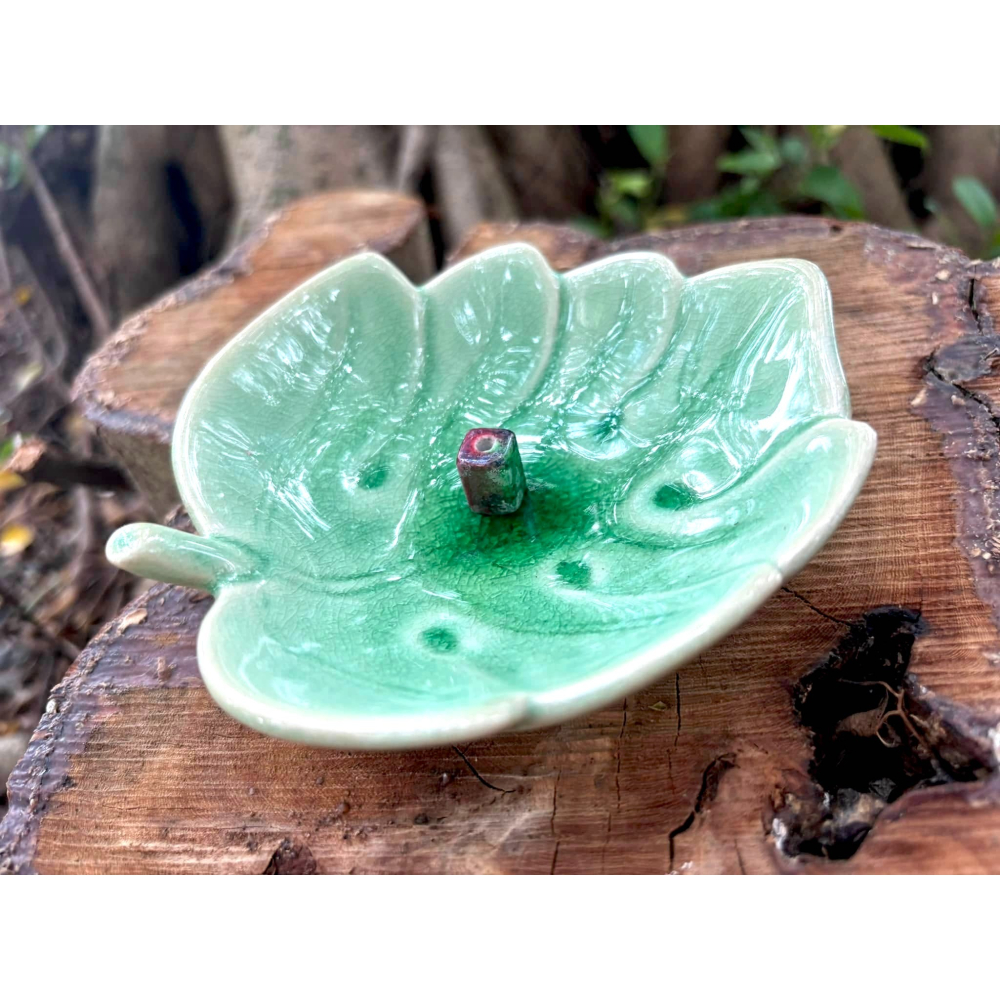 [宅米的窩] 一葉一菩提 日式 禪意 香立 香皿 香插 點好香 好磁場 好心境 一秒創造日式清淨磁場-細節圖6