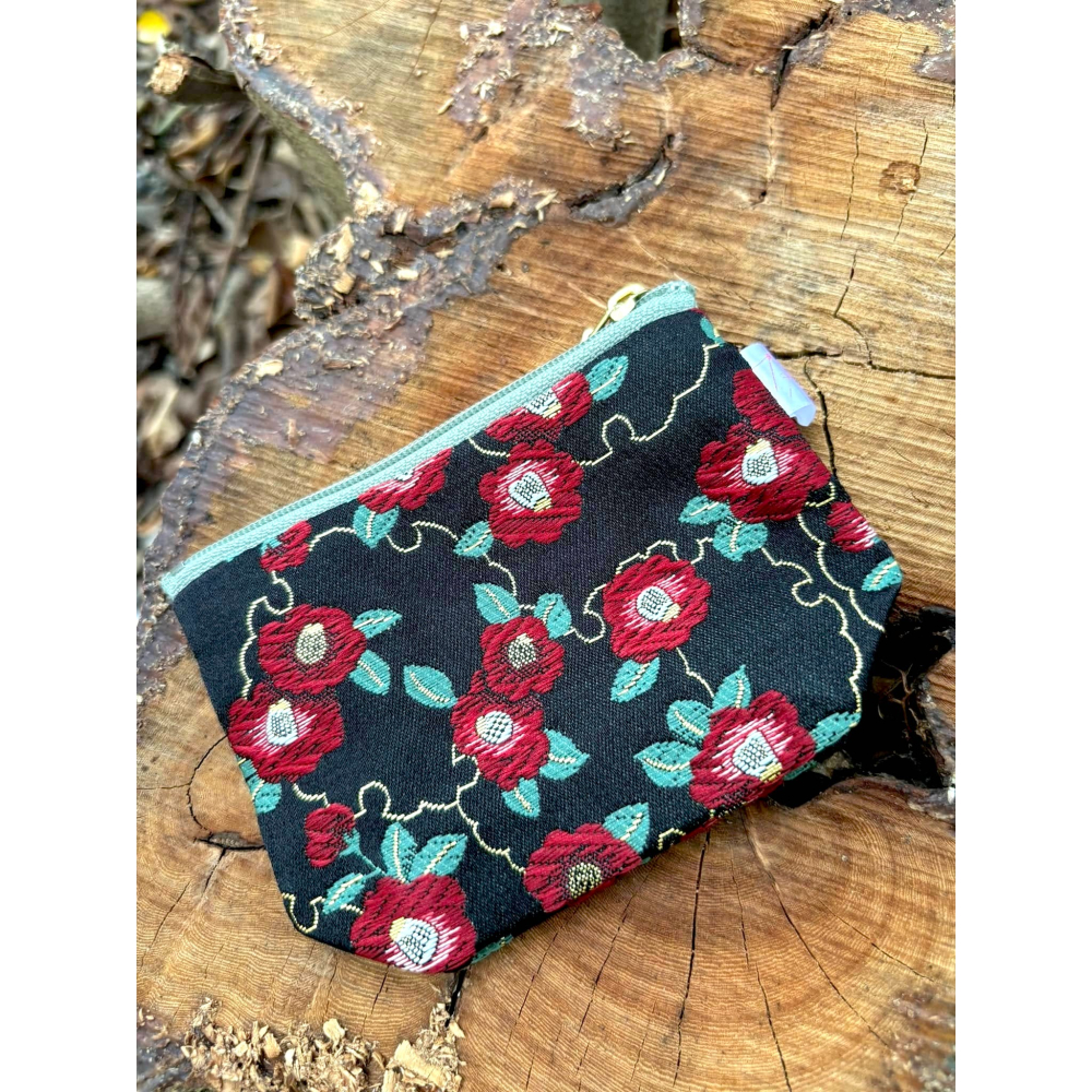 [宅米的窩] 一物一圖 只此一個 京都 西陣織 金襴 大樁 小袋 小零錢包 卡包 隨身念珠袋 宅米私藏貨-細節圖5