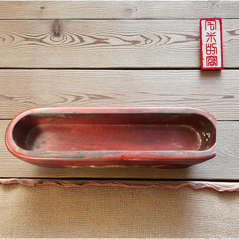 [宅米的窩] 一物一圖 超值特惠 螺鈿 原木臥香爐  復古老物   沈穩 樸實 老東西 香爐-細節圖2