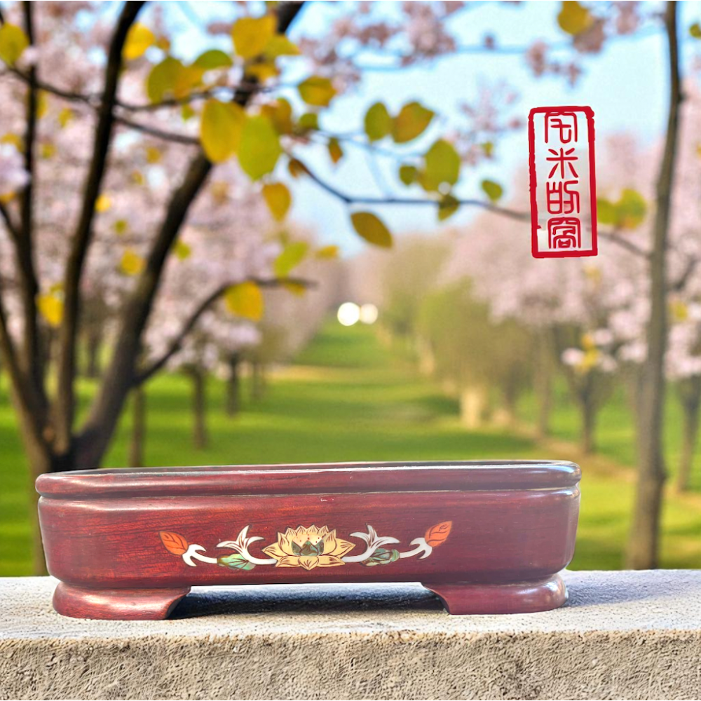 [宅米的窩] 一物一圖 超值特惠 螺鈿 原木臥香爐  復古老物   沈穩 樸實 老東西 香爐-細節圖3