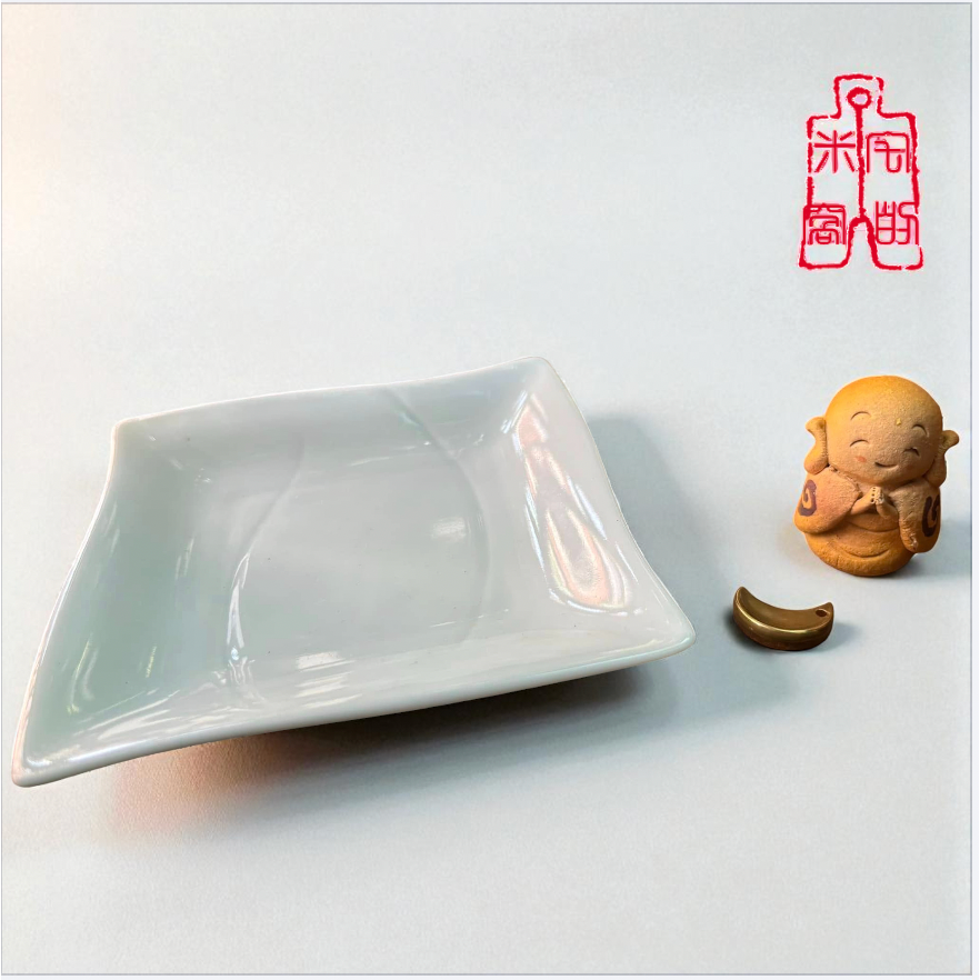 [宅米的窩] 一物一圖 日本職人手作 香立組 祈月地藏 只此一個  日本帶回 香插 香皿 香座 手工陶藝 冥想  線香-細節圖4