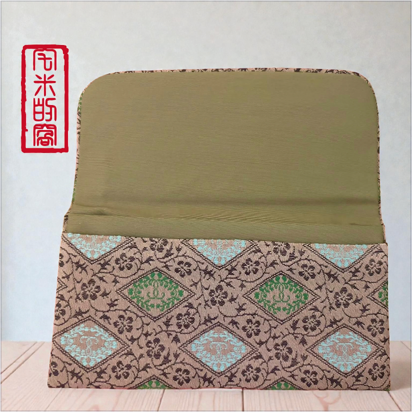 [宅米的窩] 西本願寺限定  九条下り藤  吉祥  紫藤 念珠袋 置物袋 典雅日式 風情 古寺院限定商品-細節圖4