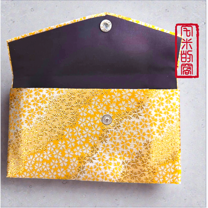 [宅米的窩]一物一圖 來自 奈良 藥師寺 日本製 東山 念珠袋 放 日本念珠 高級織物 置物袋 念珠袋 首飾袋-細節圖6